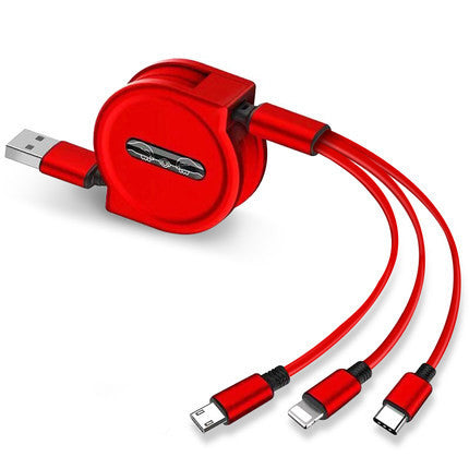 Telescopic charging cable