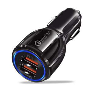 3.0A Dual USB Light Car Charger