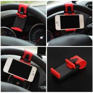 Car Steering Wheel Clip Mobile Holder